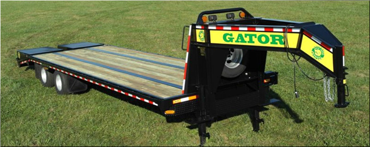 GOOSENECK TRAILER 30ft tandem dual - all heavy-duty equipment trailers special priced  Highland County, Ohio