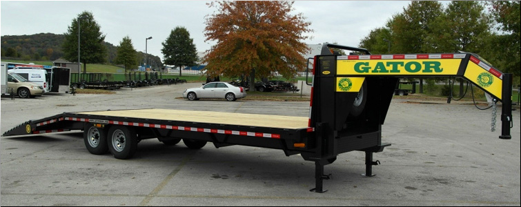 Gooseneck flat bed trailer for sale14k  Highland County, Ohio